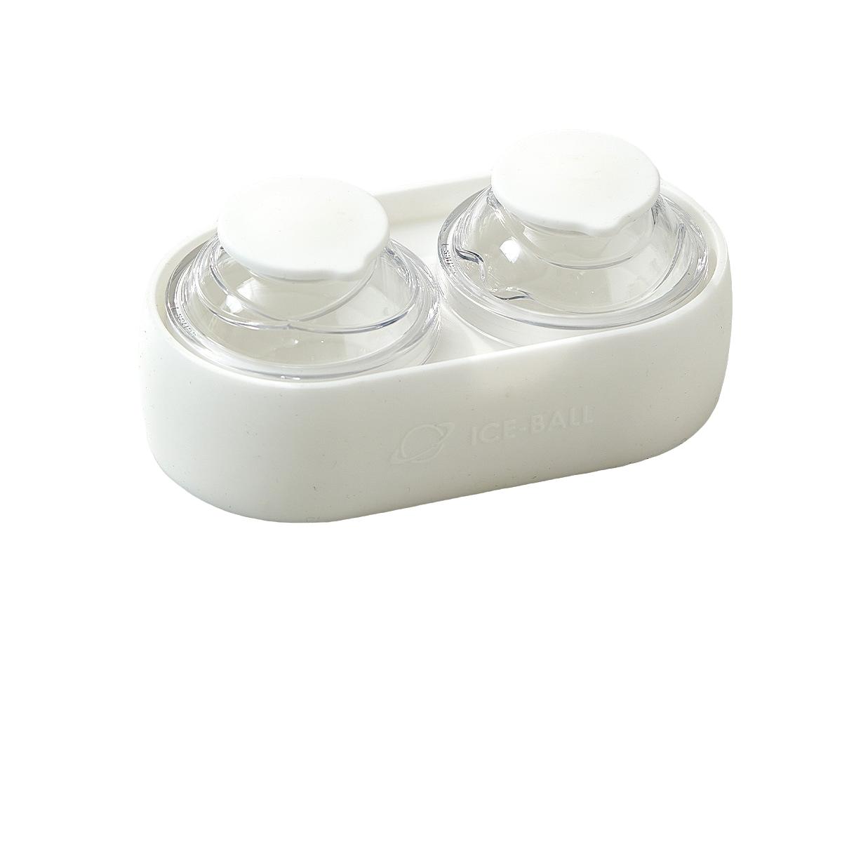 Whiskey Ice Ball Mold, Round Shape Freezer Tray, Silicone Ice Cube Maker, Refrigerator Ice Storage Box, Essential Kitchen Tool