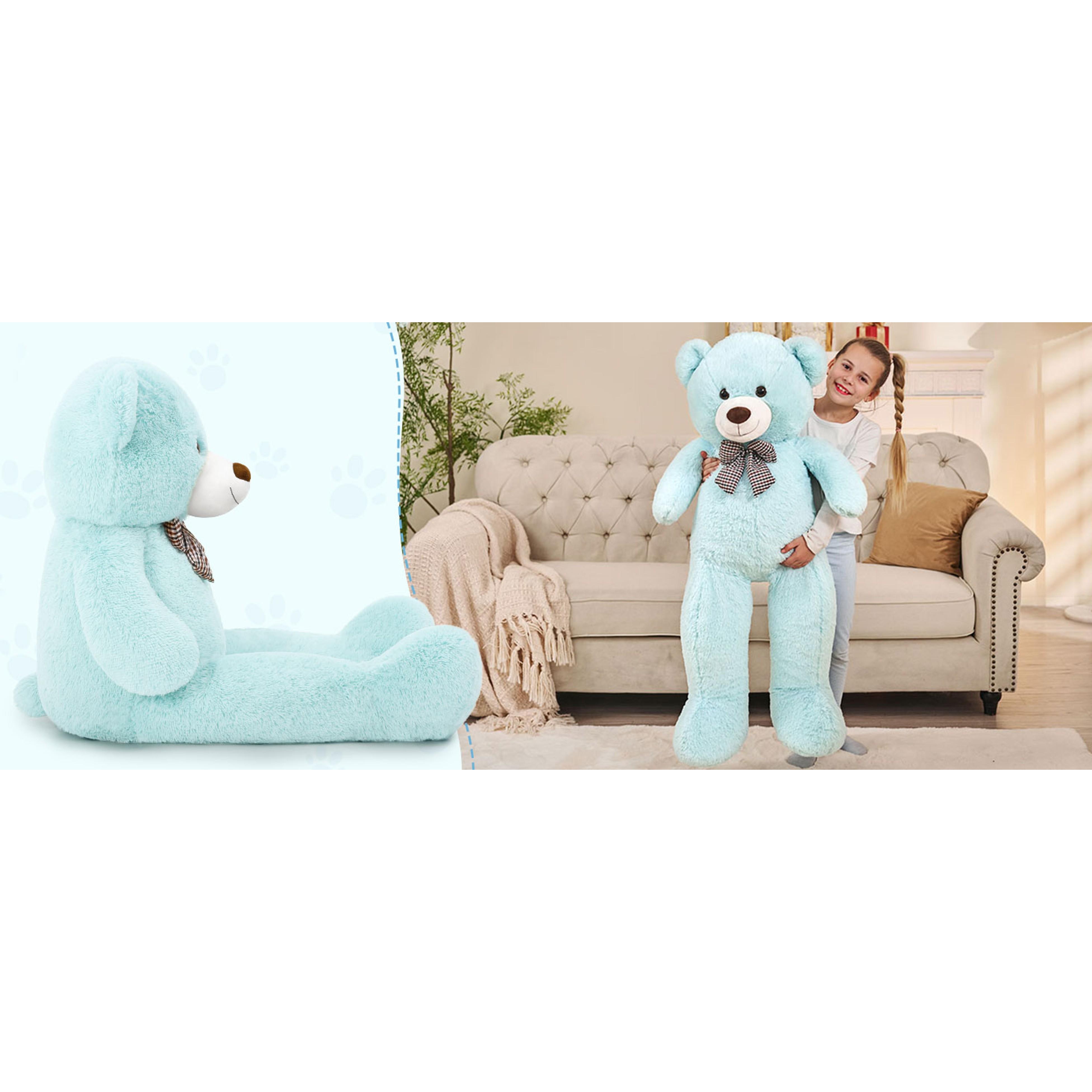 Giant Teddy Bear 4 Feet,Adorable and Cuddly Big Bear Stuffed Animal 47", Classic Teddy Bear Plush Gift Decoration for Baby Shower,Party,Birthday,Valentines Day,Tan