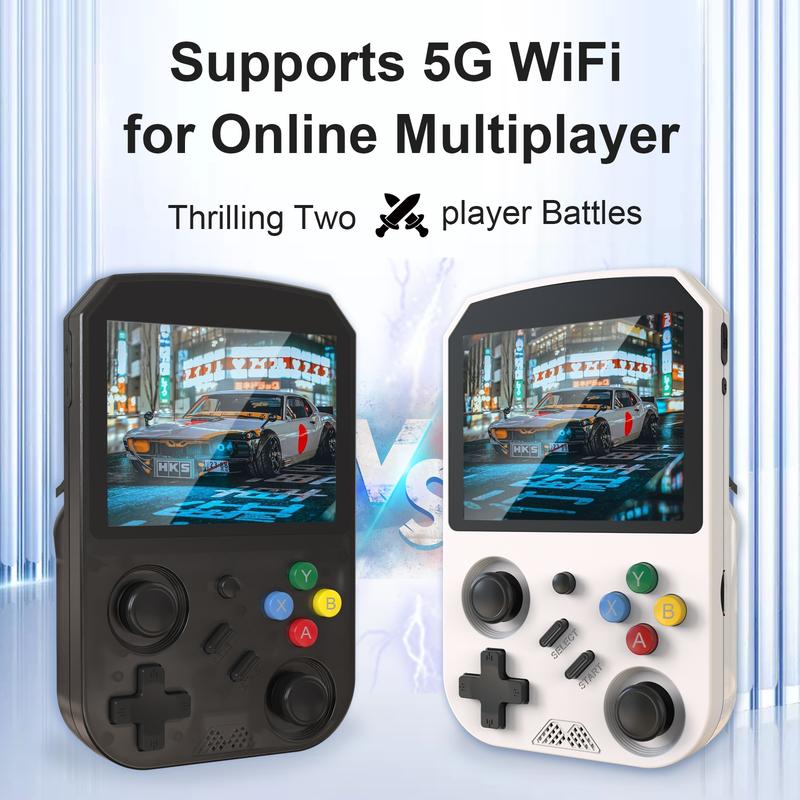 YLW ANS01A Handheld Game Console, 3.5 Inch IPS HD Screen Retro Game Console with 12000+ Classic Games, Portable Games Consoles