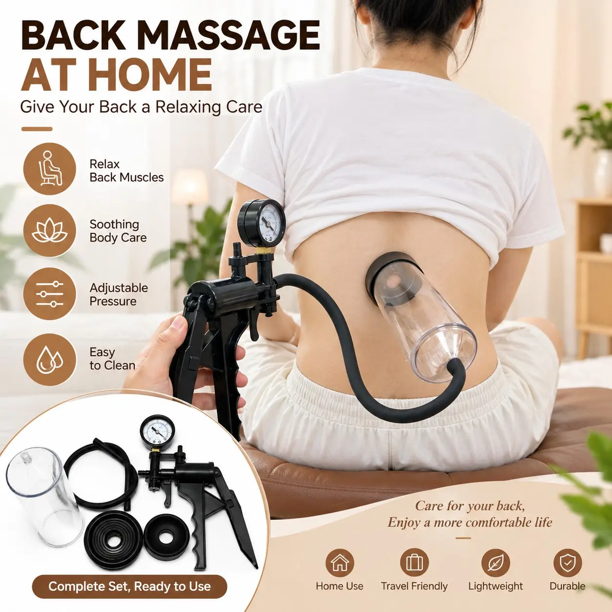 Home Muscle Relaxation Massage Kit, Multi-Functional Personal Care Massage Tool, Portable Easy-To-Use Massage Device, Full Body Muscle Relief, Massagers