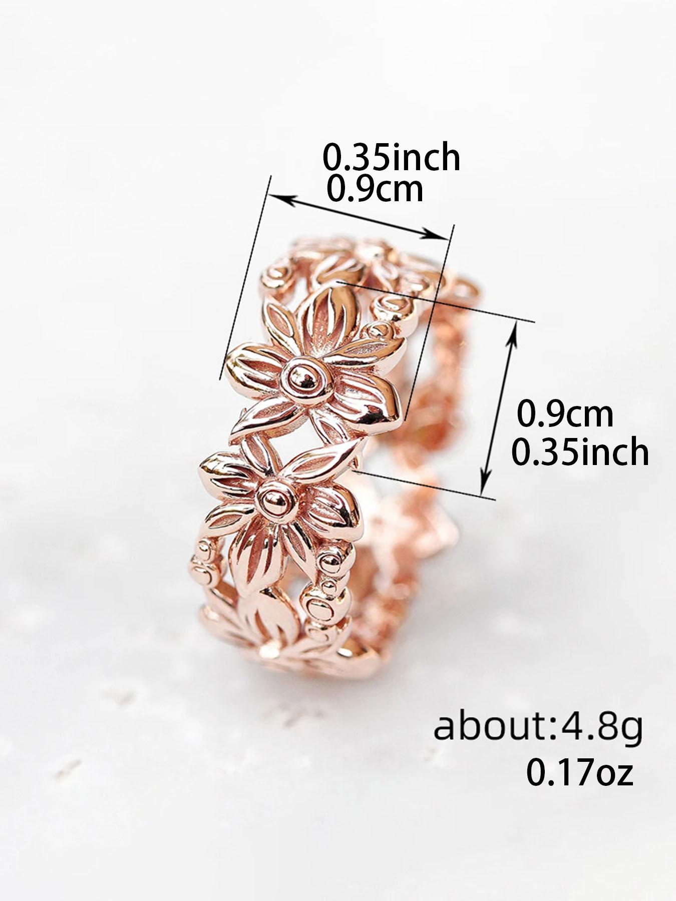 Elegant Sunflower Ring for Women, Hollow Design Daisy Flower Jewelry, Perfect Gift for Daily Wear, Stylish Floral Accessory
