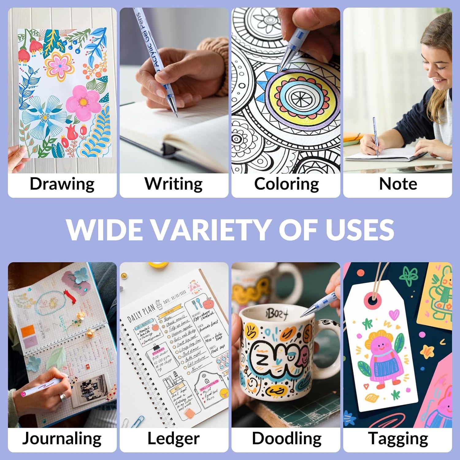 3D Acrylic Gel Pen, 1 Box Quick-Drying Acrylic Gel Pens, Graffiti Painting Marker Set for Greeting Cards, Coloring and Outlining#TOP PICKS