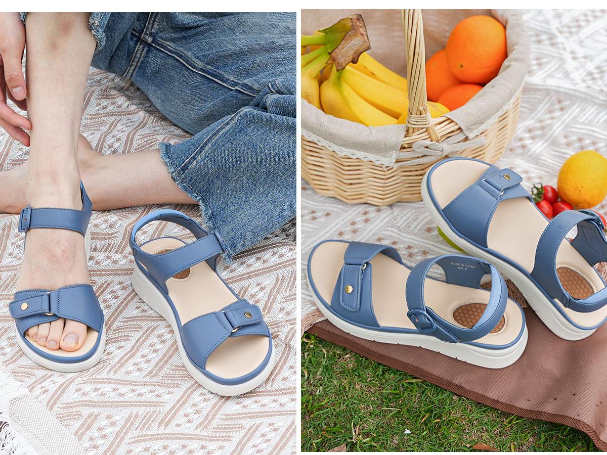 Women Massage Sandals Orthopedic Walking Platform Sandals