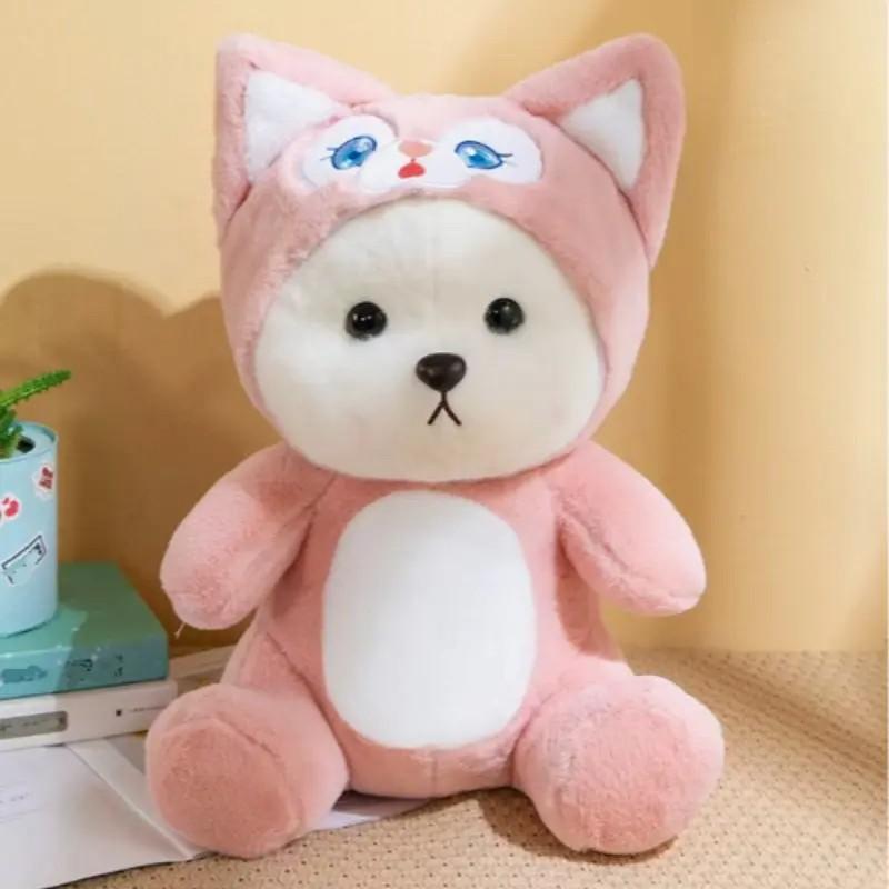 Lena Bear Transformation Plush Toy, Panda Gift, Soft Stuffed Animal, Eight-Inch Doll, Perfect Holiday Present, Cozy Companion