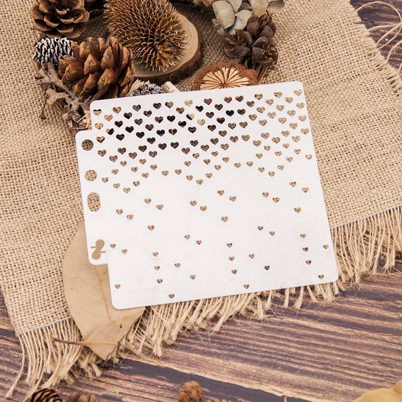 Love of All Sizes DIY Craft Layering Stencils for Wall Painting Scrapbooking Album Decorative Paper Cards Spray Painting Tools