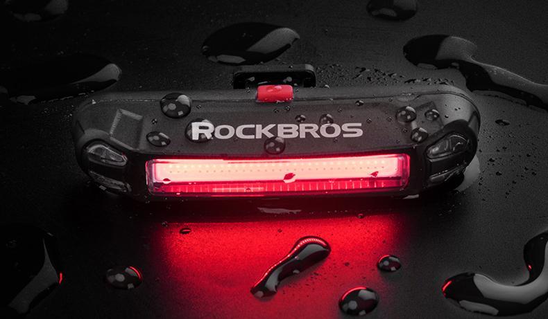 ROCKBROS Bicycle Rear Light Waterproof Saddle Tail light A54BK/WR01