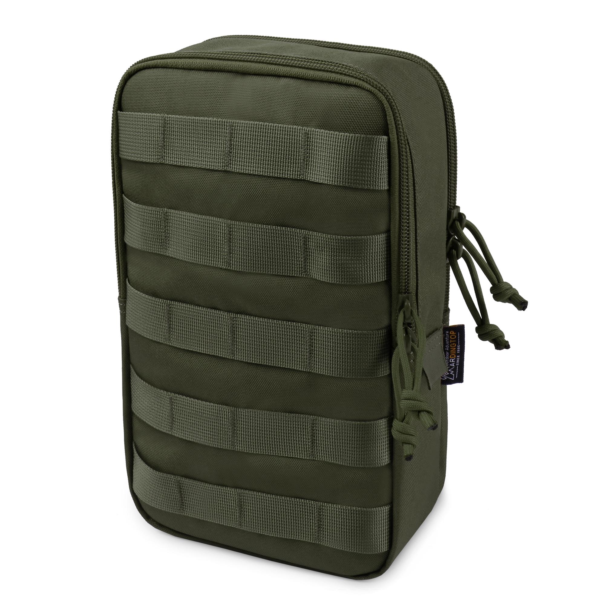 Mardingtop Molle Military TacticalUtility Pouch, Tactical Rip-away First-aid Pouch, Molle Attachment MilitaryModular Attachment for QutdoorCamping military tactical backpack purse versatile backpack camping  backpack tactical backpack casual travel