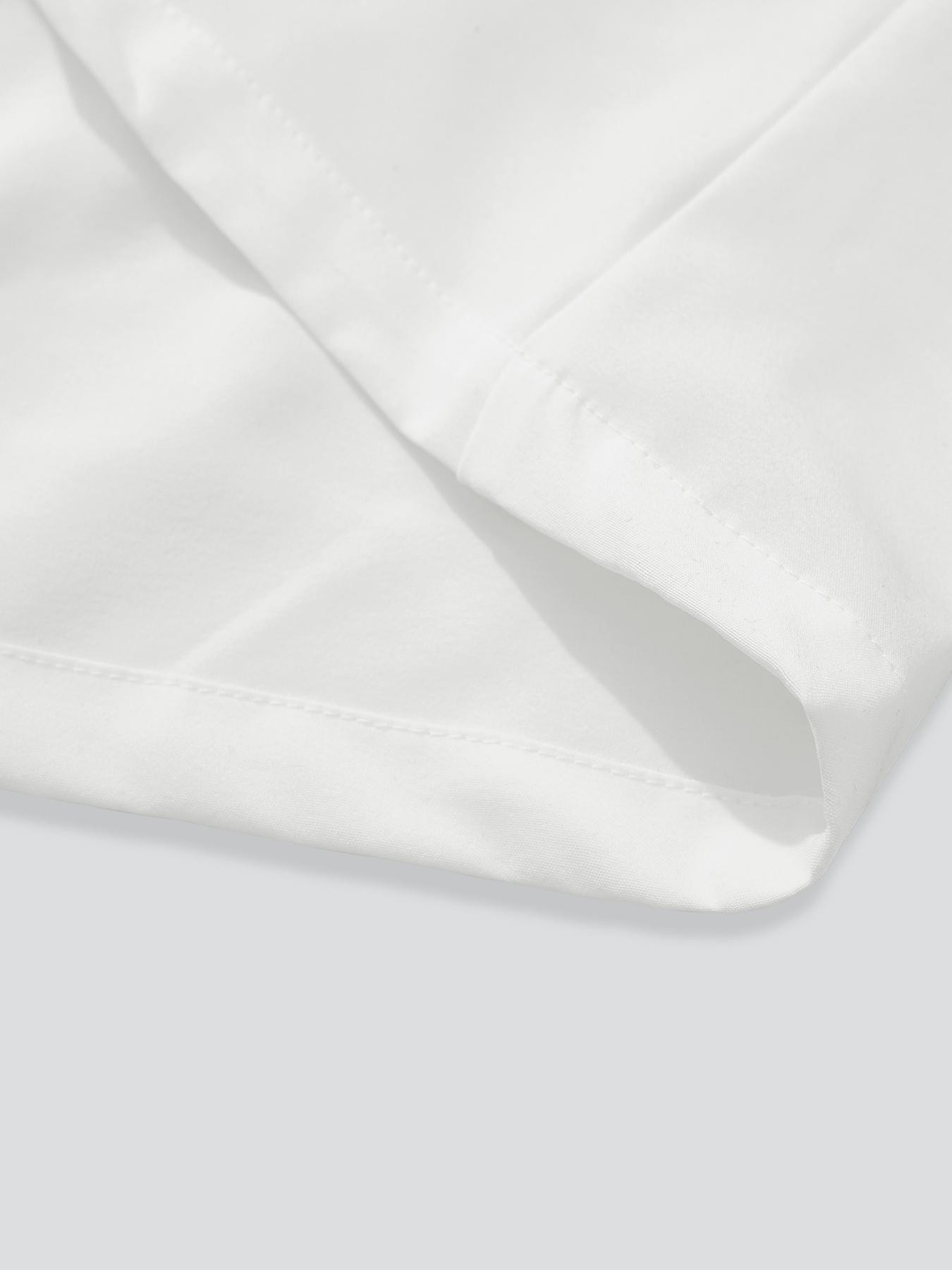 Unisex Colorful Daisy Embroidered Short Sleeve Shirt, American Style Loose Fit Collared Open Front Top, Couples Summer Casual Wear