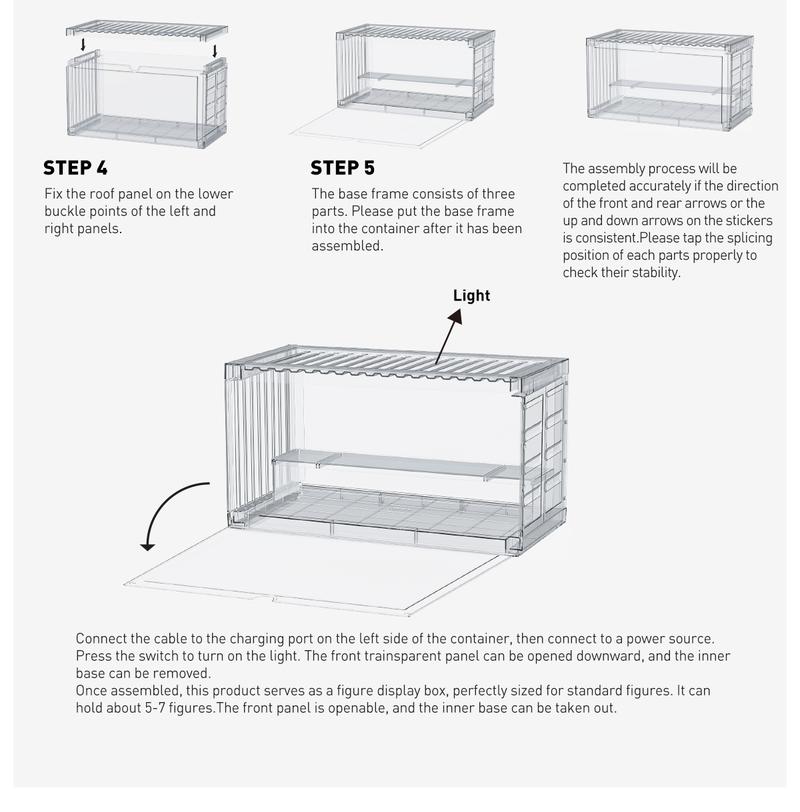 POP MART POP MART 100% Assemblable Lighted Display Container