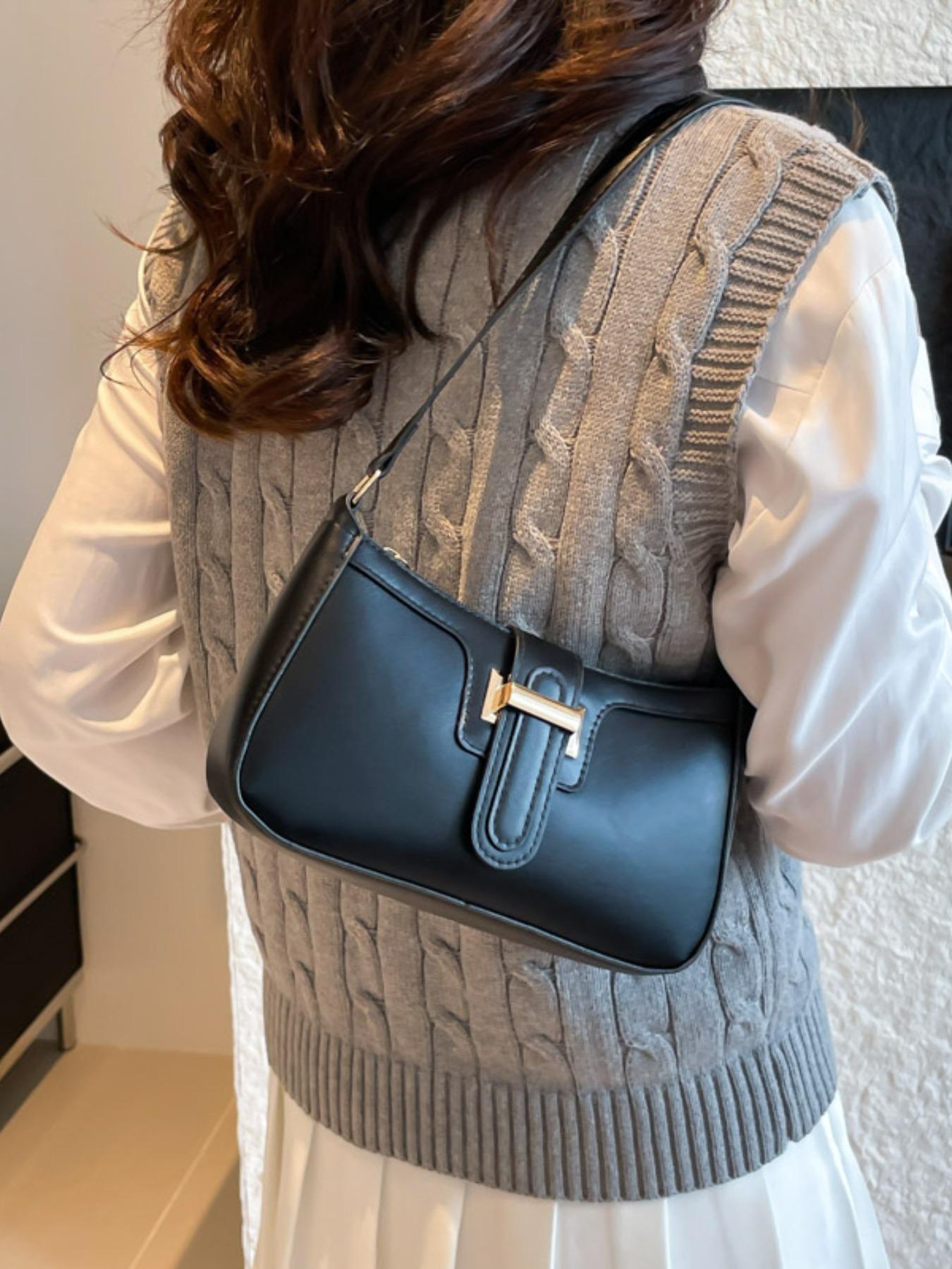 New Versatile French Bread Bag for Women, High-End Commuter Underarm Handbag, Perfect for Work, Shopping, Travel