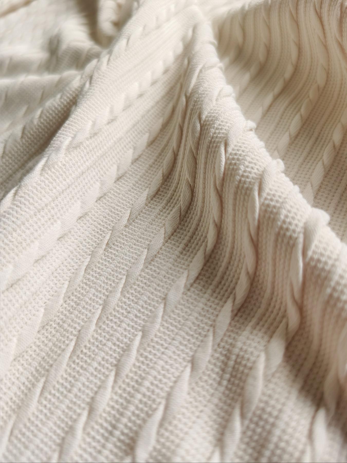 Men’s Streetwear 2-Piece Set – Soft Textured Knit Oversized Tee & Drawstring Shorts, Casual Summer Outfit