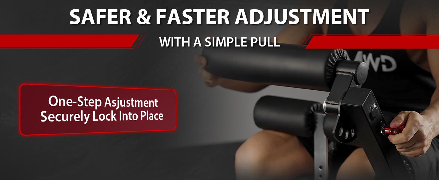 Leg Extension and Curl Machine, Lower Body Special Leg Machine, Adjustable Leg Exercise Bench with Plate Loaded, Leg Rotary Extension for Thigh, Home Gym Weight Machine SpringStatements