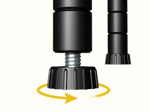 Ulif H2 Heavy Duty Clothes Rack, Freestanding 4 Tiers Garment Rack for Hanging Clothes with Shelves and Hangers, Closet Organizers and Storage Metal Closet Wardrobe System, Max Load 500 LBS Black Hangable