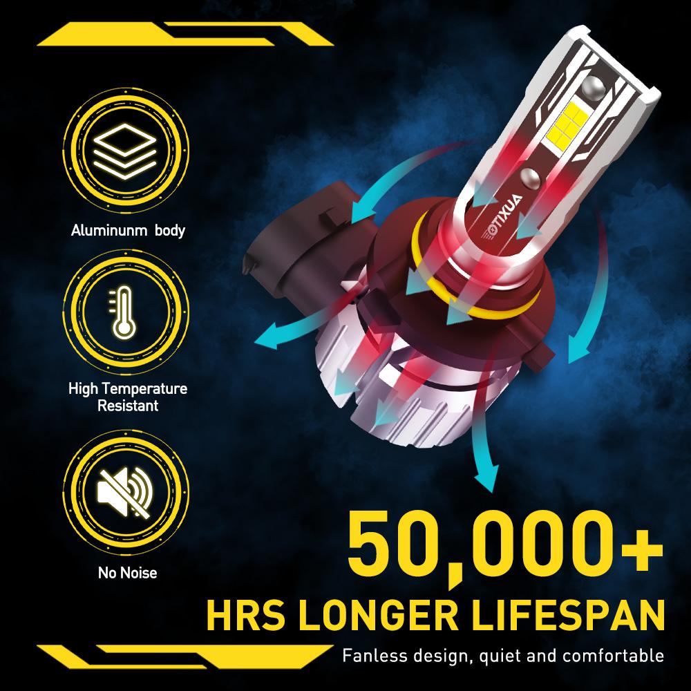 AUXITO H11/H9/H8/9005/HB3/9006/HB4/H7 White LED Headlight Kit High/Low Beam Bulbs Super Bright 6500K 30000LM AUXITO H11/H9/H8/9005/HB3/9006/HB4/H7 White LED Headlight Kit High/Low Beam Bulbs Super Bright 6500K 30000LM