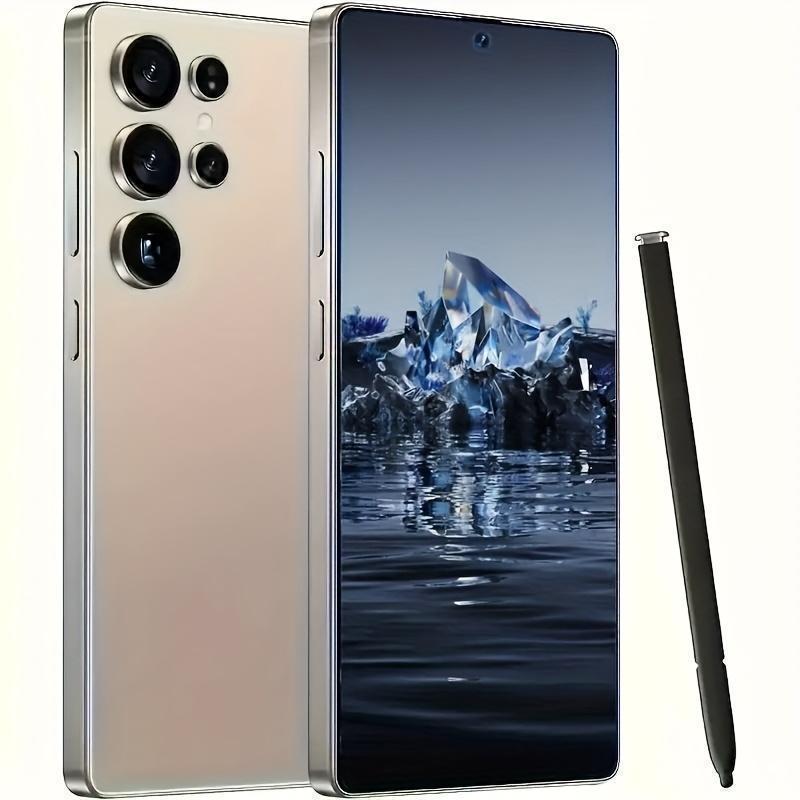 2025 New S25 Ultra Smartphone 5G Phone, Android 14, 6800mAh/12GB+512GB/6.8 Inch Monitor/108MP+48MP Camera/Dual SIM/Built-in Pen/GPS, Fast Charging, Fingerprint Unlock, Facial Recognition, Full Set Of Accessories, Ideal Gift