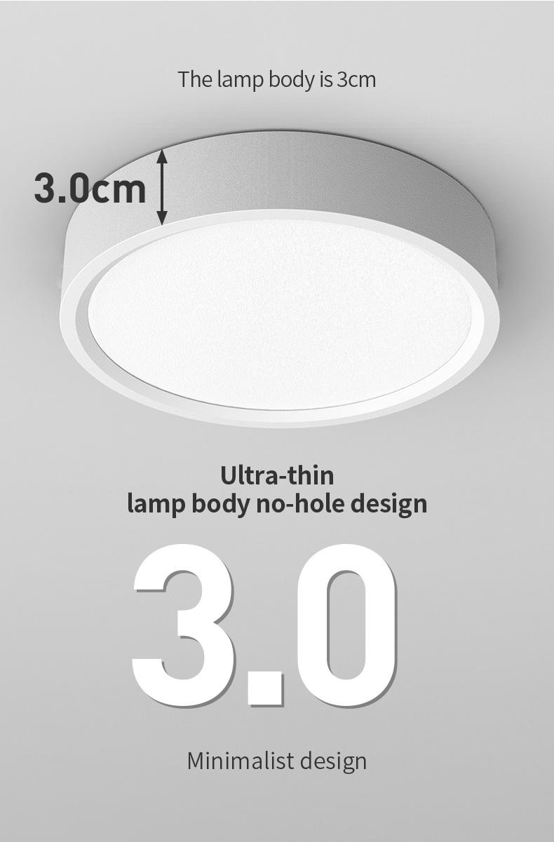 LED Small Ceiling Light, Ultra-Thin Surface Mount Cylinder Lamp, Round Pendant Light, Hallway Light, Entryway Corridor Ceiling Spotlight