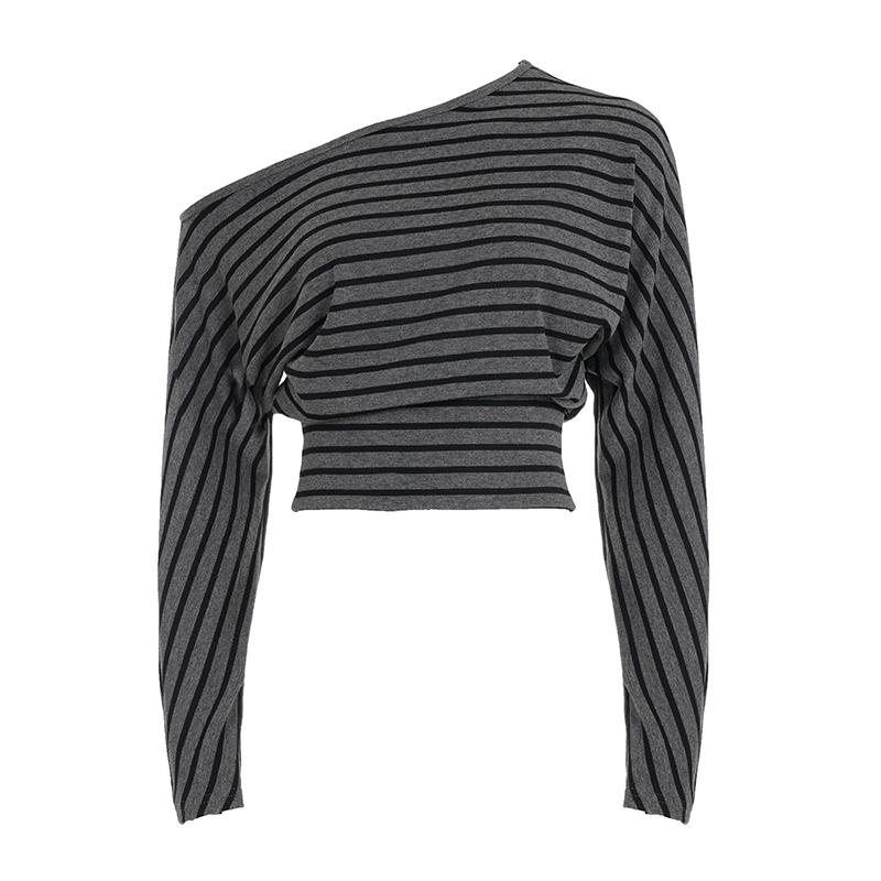 Women's Soft One-Shoulder Top and Shorts Set, Casual Loungewear Set, Casual and Trendy Fashion Style