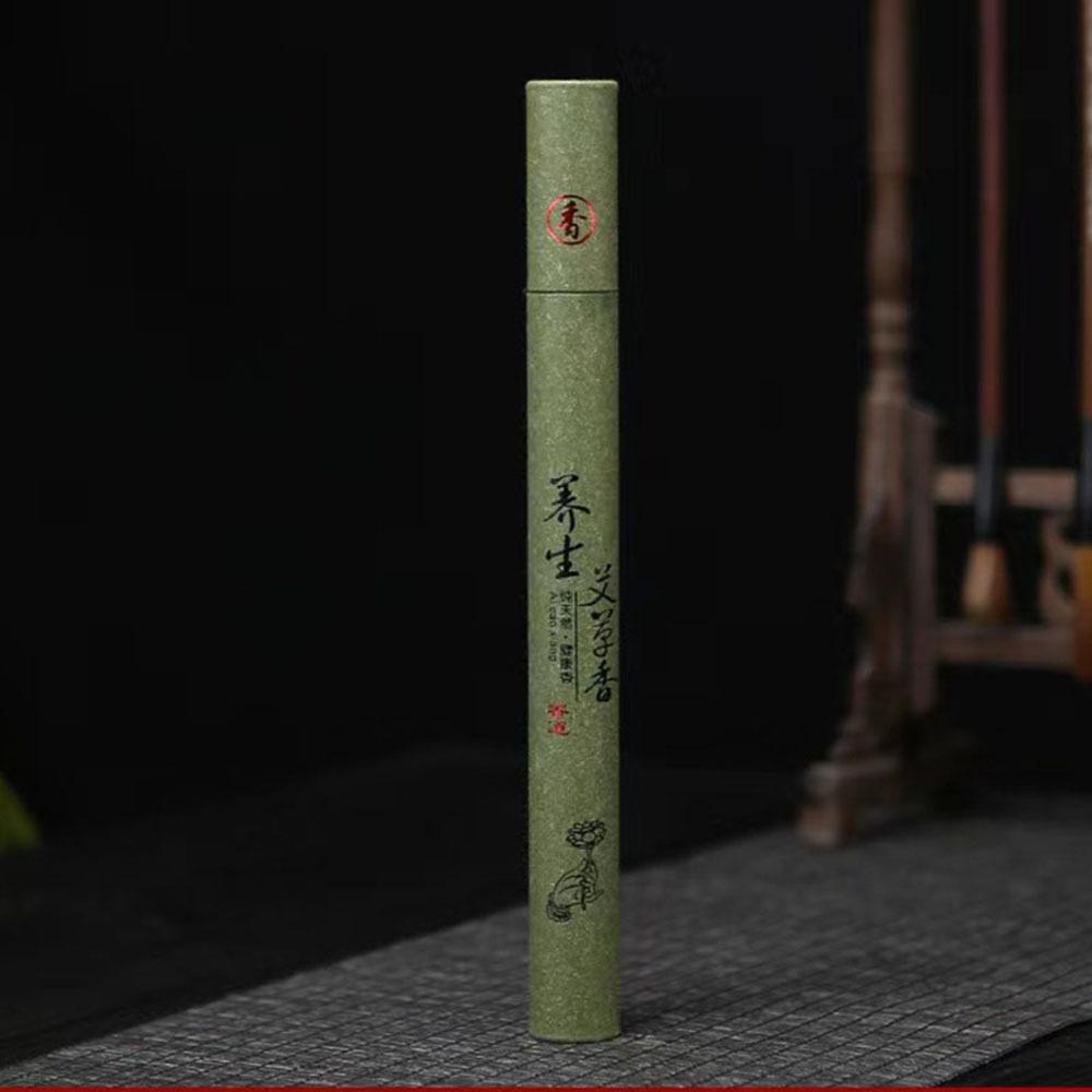 20cm 20g 40 Incense Sticks, Old Mountain Sandalwood, Mugwort, Agarwood, Cliff Cypress, Long-Lasting Fragrance, Ideal for Yoga, Meditation, Hiking