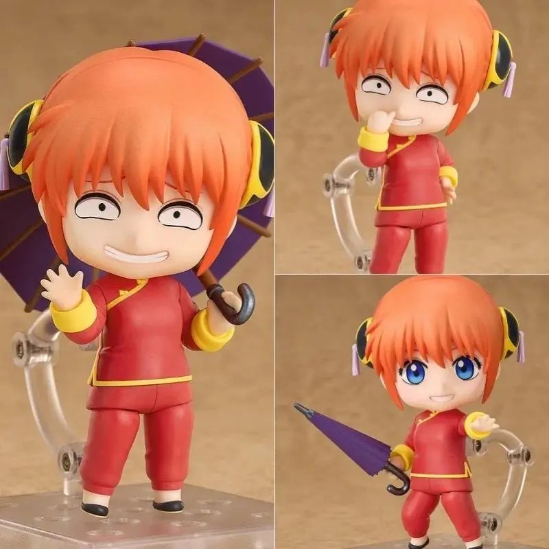 In Stock Nendoroid 2462 Kagura Q Version Movable Interchangeable Face Action Figure Model Desktop Ornament Collectable Toys Gift Popular toys 2026 Hot selling toys