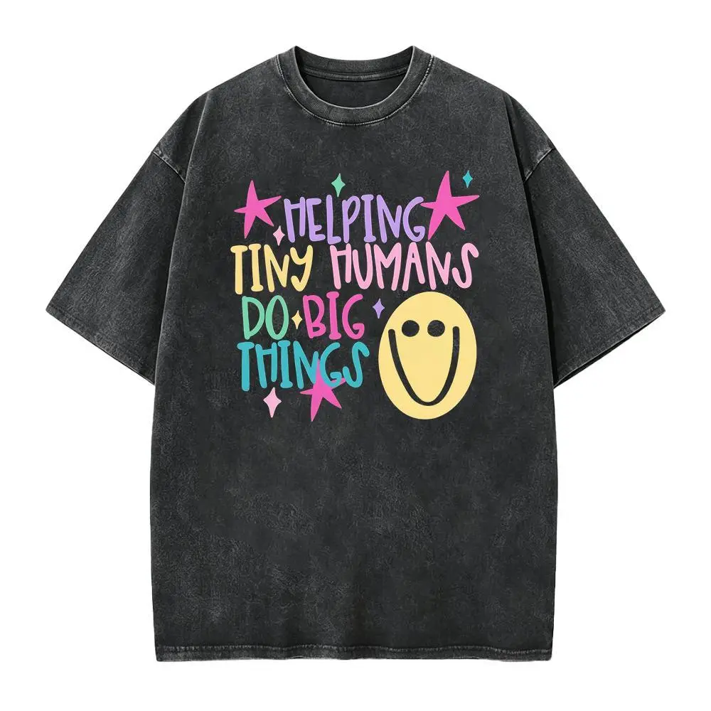 Helping Tiny Humans Do Big Things Shirt, Preppy Teacher Shirt, Trendy Back to School Tee, First Day of School