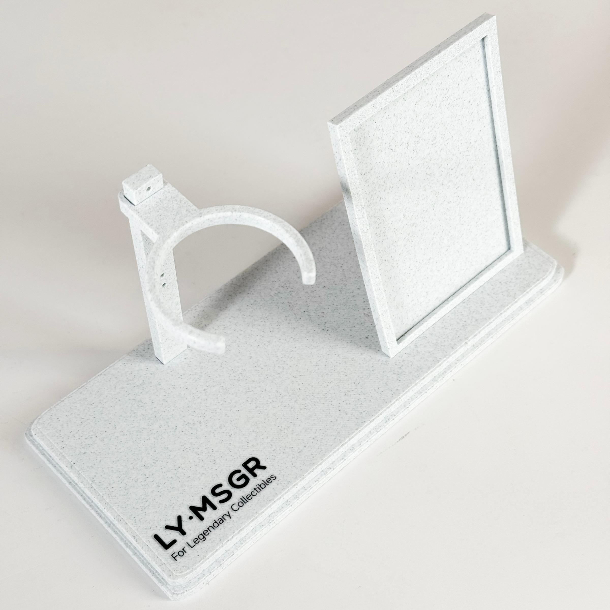 Plush Pendant Display & Storage Stand - Desktop Showcase Base for Collectible Cards and Decor​