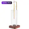 Incense Holder without Incense, Clear Glass Aroma Incense Burner, Desktop Ash Catcher Incense Holder, Home Decor for Meditation Yoga Relaxation #GLOBAL PICKS
