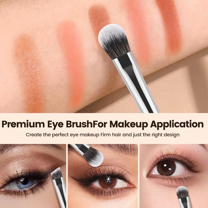 MAANGE 12pcs Synthetic Makeup Brushes Set with Cosmetic Bag, Foundation Brush Loose Powder Brush Highlight Brush Contour Brush Concealer Brush Eyeshadow Brush Blending Brush Eyebrow Brush Nose Shadow Brush Eyeliner Brush, Gift for Women & Girls