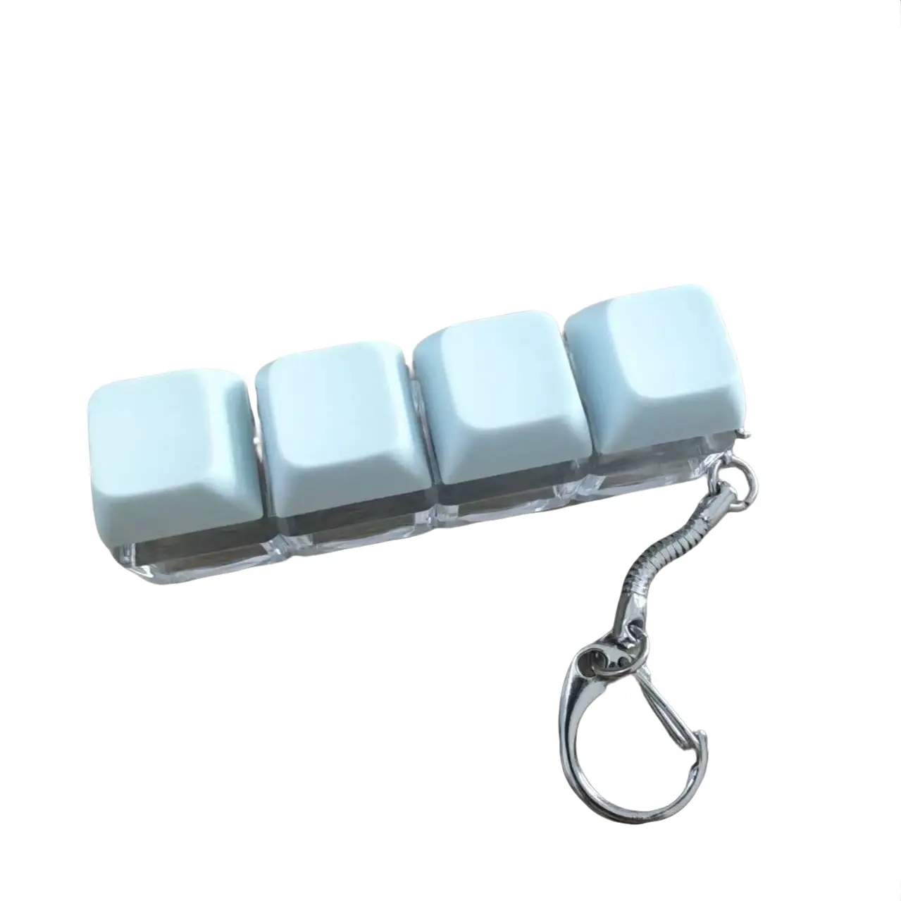 Four-button design, sea salt blue