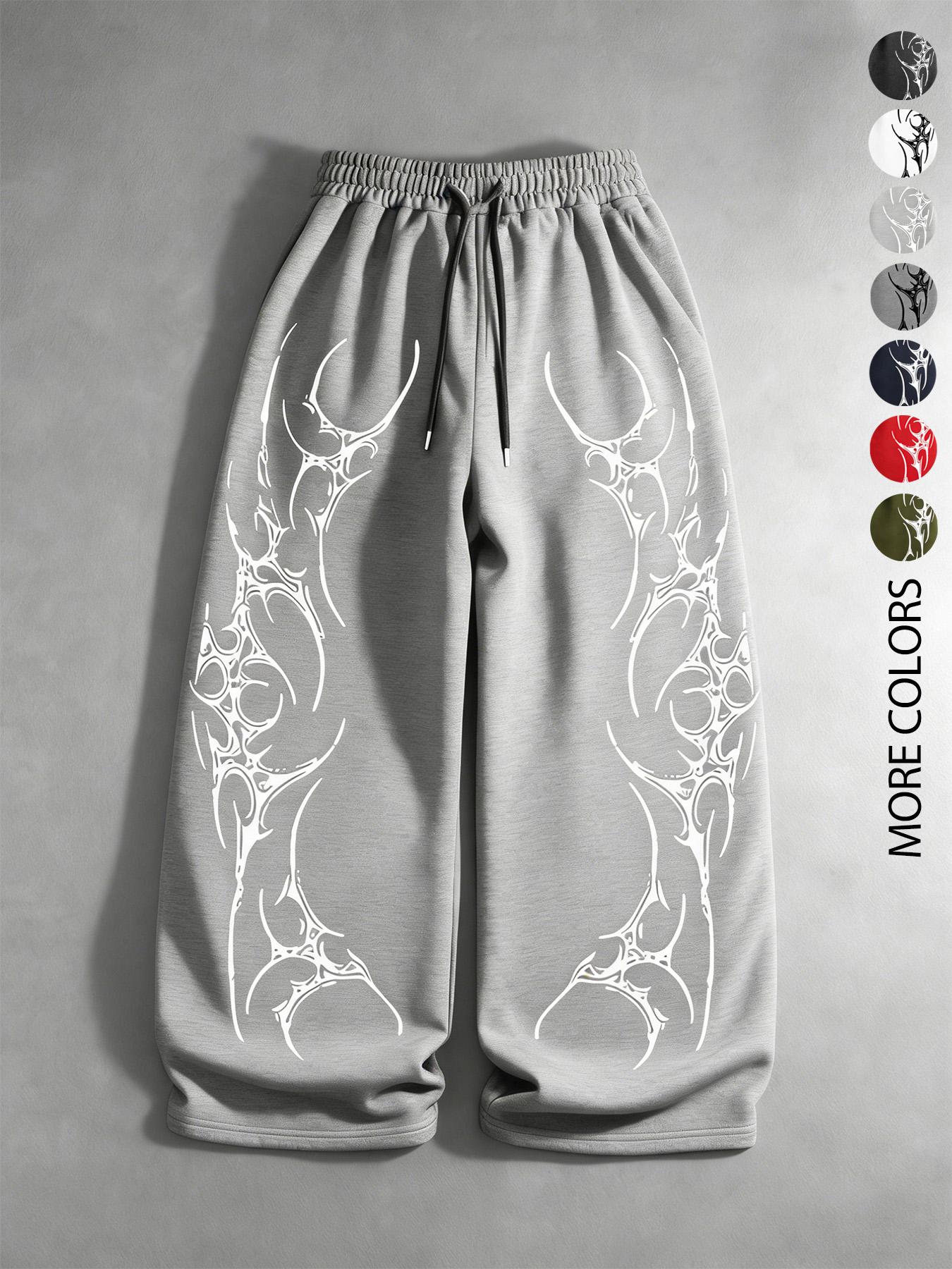 Men’s and women’s Gothic design, Gothic script print, slim-fit, straight-leg pants, gym pants, Casual street pants. Suitable for streetwear, trendy Gothic culture, Gothic fashion outfits, Y2K fashion, everyday wear, men’s gifts, trendy outfits