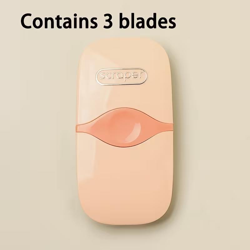 Multi-Tool Scraper with 3 Replacement Blades, Multi-Purpose Scraping Tool for Plaster, Stickers, Floors, Glass, Adhesive Removal, DIY & Professional Cleaning