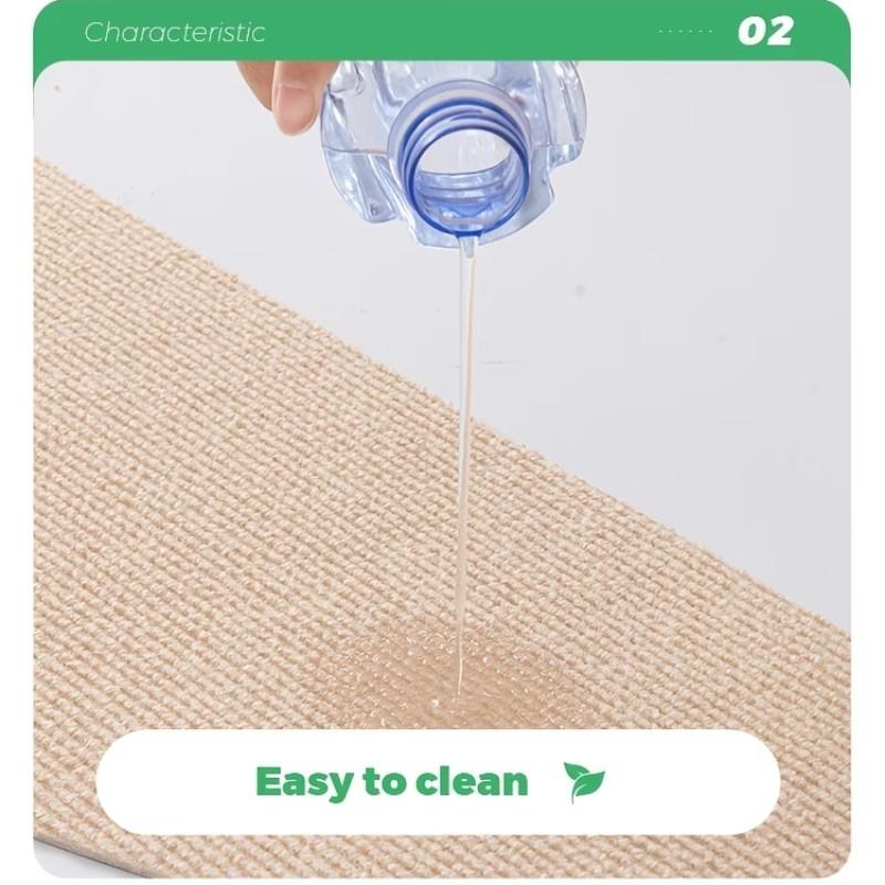 [Stair Treads] 6/15pcs Half-Round Stair Treads, Non-Slip Stair Carpets, Step Protection Rugs, Dective Trimmed Stair Mats, Indoor Room Supplies and Bedside Accessories, Suitable for Indoor, Outdoor Stairs and Various Scenarios