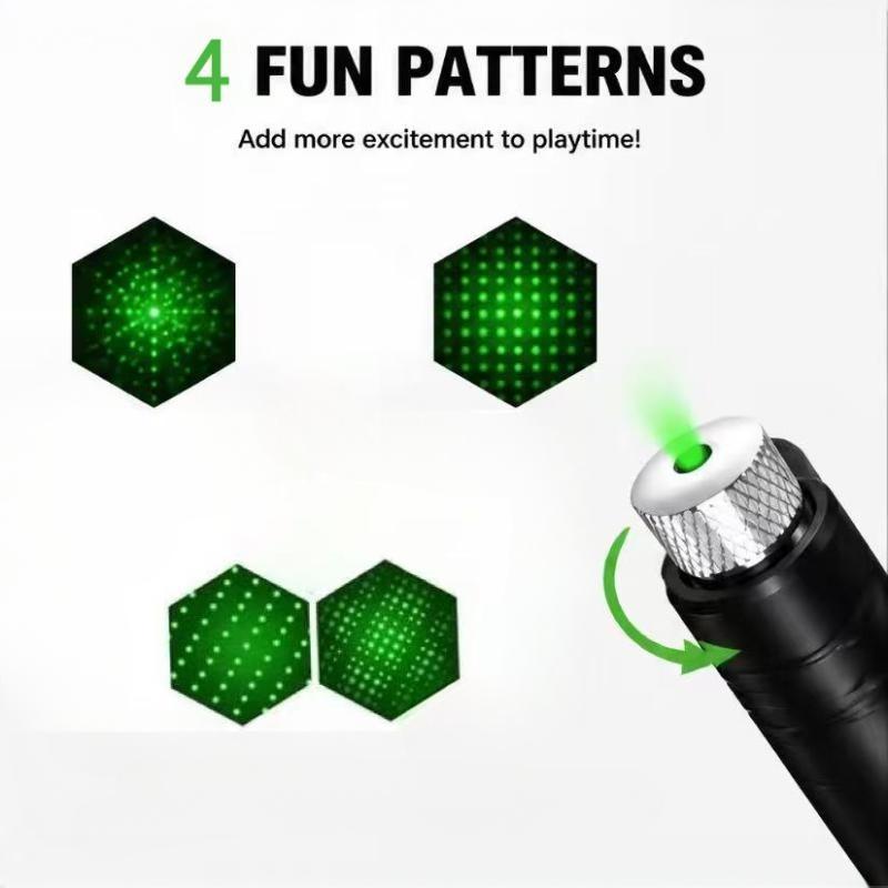 Rechargeable green laser pointer/Handheld Laser Pen/line light flashlight/Laser Beam Light, suitable for flashlight demonstrations, laser pointer cat toys, pet enthusiasts