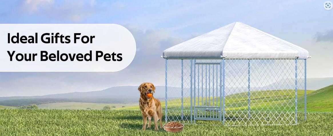 Transparent Pet Playpen, 8/12/16-Panel Pet fence with Door,  Indoor Dog Pen, 41*41*24/61*61*24, Foldable, White