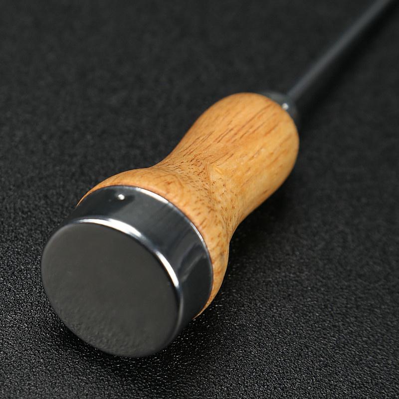 Stainless Steel Ice Pick Punch Antiskid Wooden Handle Kitchen Tools Camping Ice Crusher Protable Breaker Tool