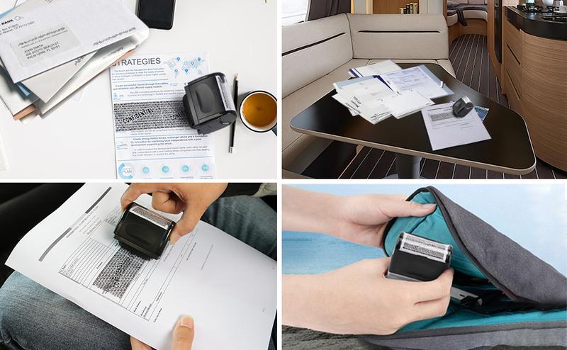 2 PACK-Privacy Protection Security Roller Stamp — Address & Billing Info Blocker, Home & Office Mailing Essentials 100m Long-Lasting Roll 2 PACK-Privacy Protection Security Roller Stamp — Address & Billing Info Blocker, Home & Office Mailing Essentials 100m Long-Lasting Roll