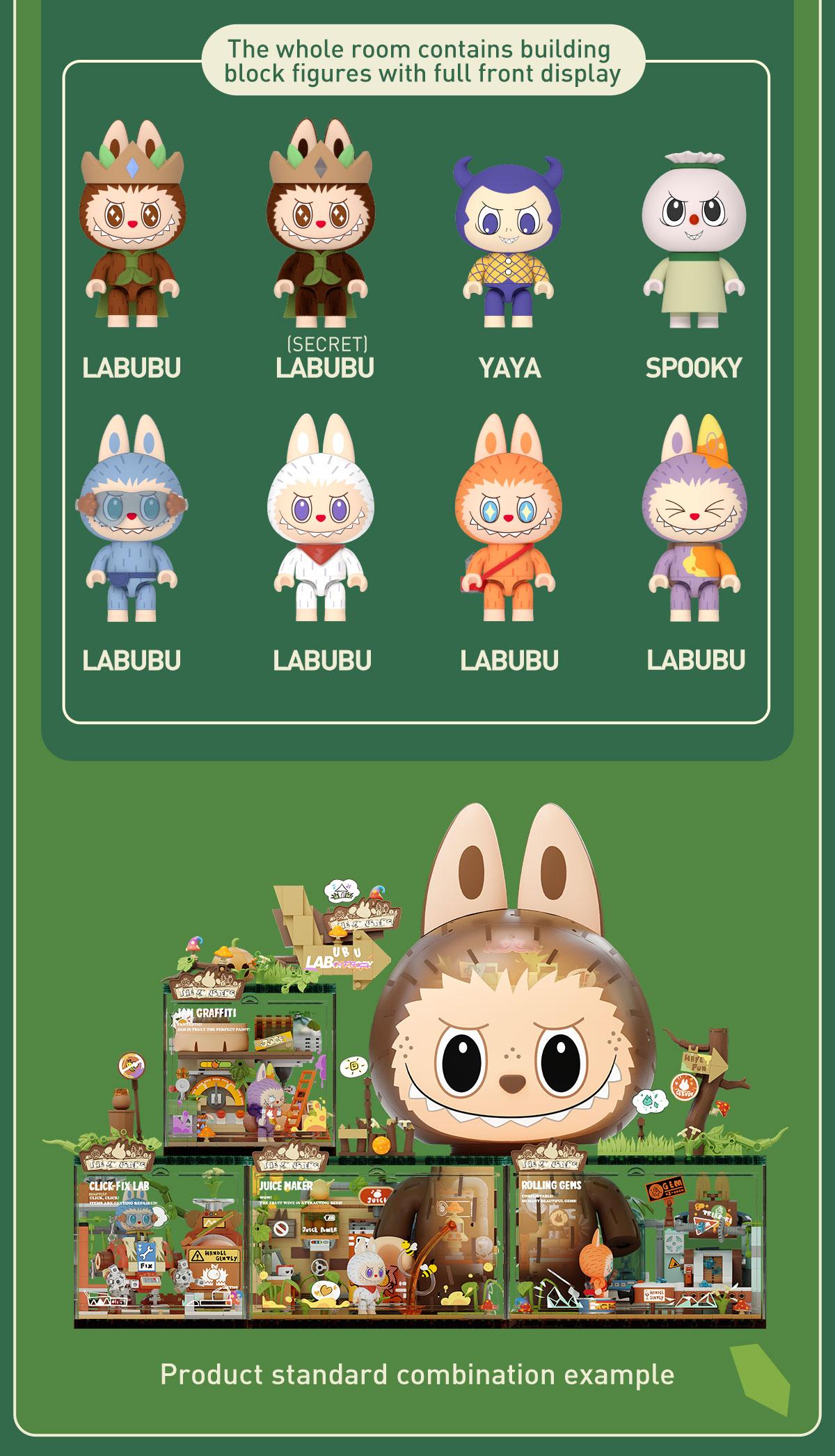 POP MART THE MONSTERS Forest Secret Base Series Blocks Part 1