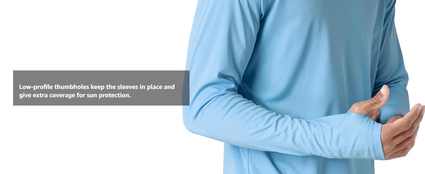 Willit Men's Sports Long Sleeve Sun Protection Shirt UPF 50+ Protective Hoodie Sun Protection Shirt SPF UV Protection Shirt Long Sleeve Fishing Outdoor Lightweight