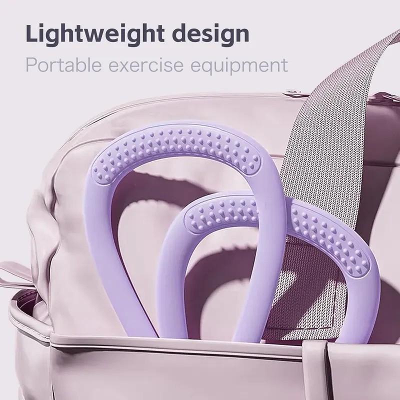 【LOL BOX】Figure 8 Resistance Silicone Tension Band with Handles for Women/Men, Fitness Band for Arm/Back/Chest/Shoulder/Legs/Yoga Stretching Exercise, Suitable for Home/Gym Workout