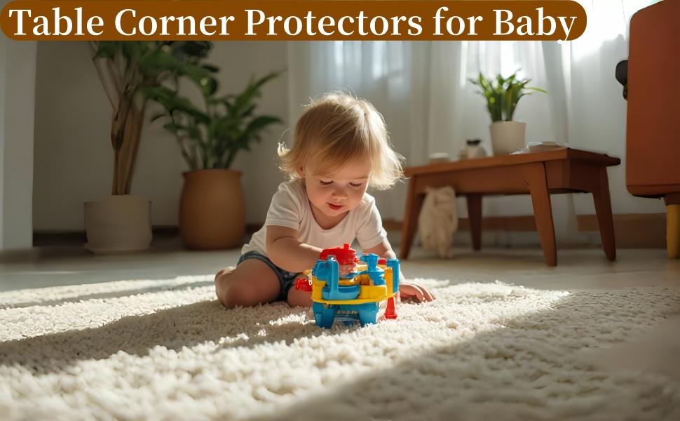 12 Pack Baby Safety Corner Covers Child Proof Furniture Edge Protectors Table Corner Guards for Coffee Table Edge Protection Baby Proofing