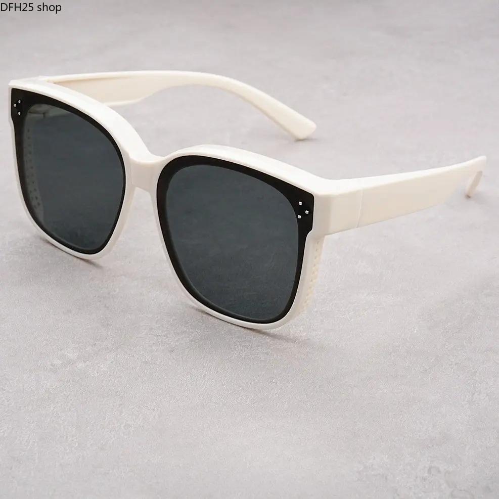 Unisex Oversized Sunglasses, Lightweight Nylon Frame With Dark Tinted UV400 Anti Glare Lenses, Wrap Around Fashion Eyewear for Driving, Outdoor Activities and Daily Wear