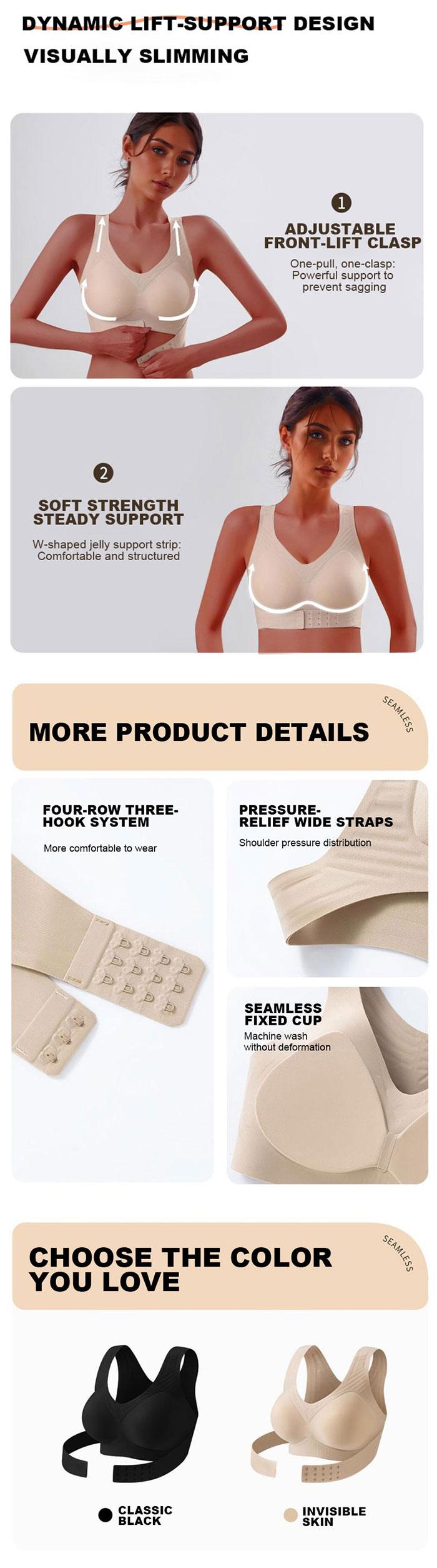 Posture Corrector Bra,2-in-1- SupportiveShapewear for Back Pain Relief & ShoulderSupport for WomenUnderwearSeamless,Adjustable Support forBack& Shoulders Posture Corrector Bra,2-in-1- SupportiveShapewear for Back Pain Relief & ShoulderSupport for WomenUnderwearSeamless,Adjustable Support forBack& Shoulders