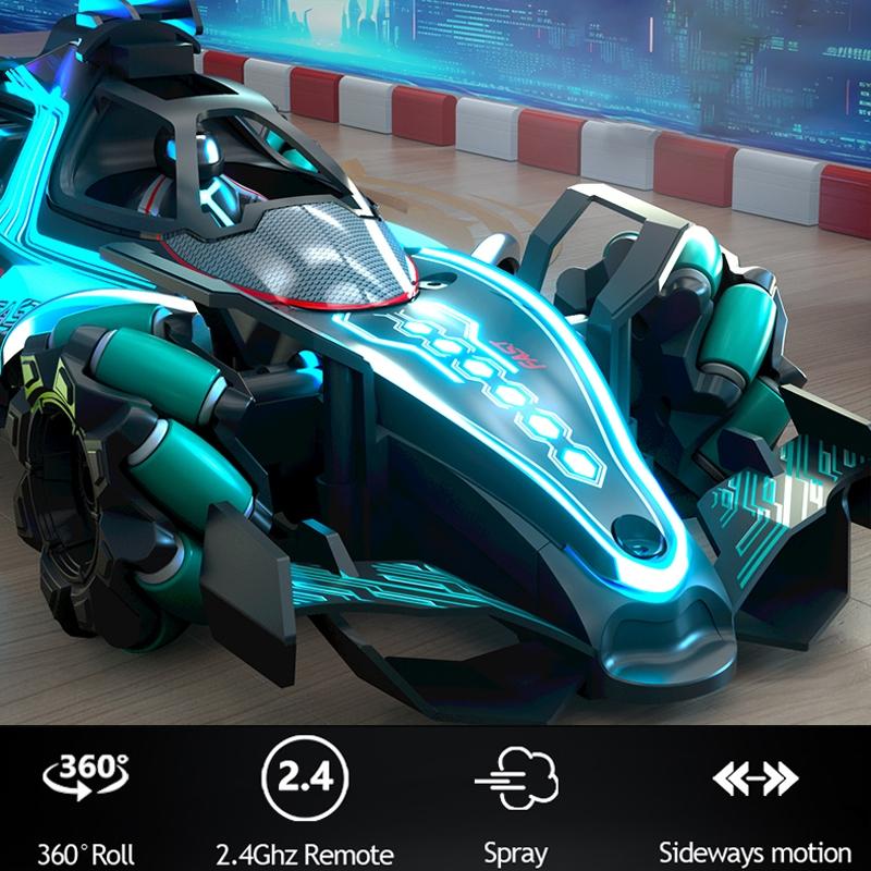 Gesture & Remote Control Four-wheel Stunt Car, 1 Set Electric High Speed Drift RC Car with Light & Music, Ideal Birthday Gifts