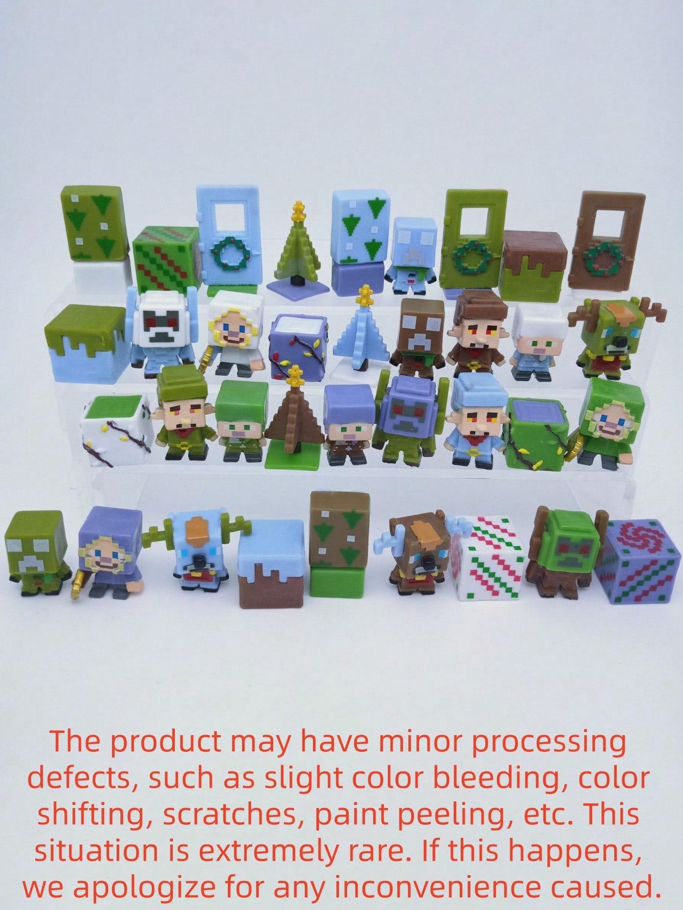 Pixel Block Electronic Game Figurines, Room Decorations, Display Cabinet Ornaments, Birthday Party Gifts, Holiday Presents
