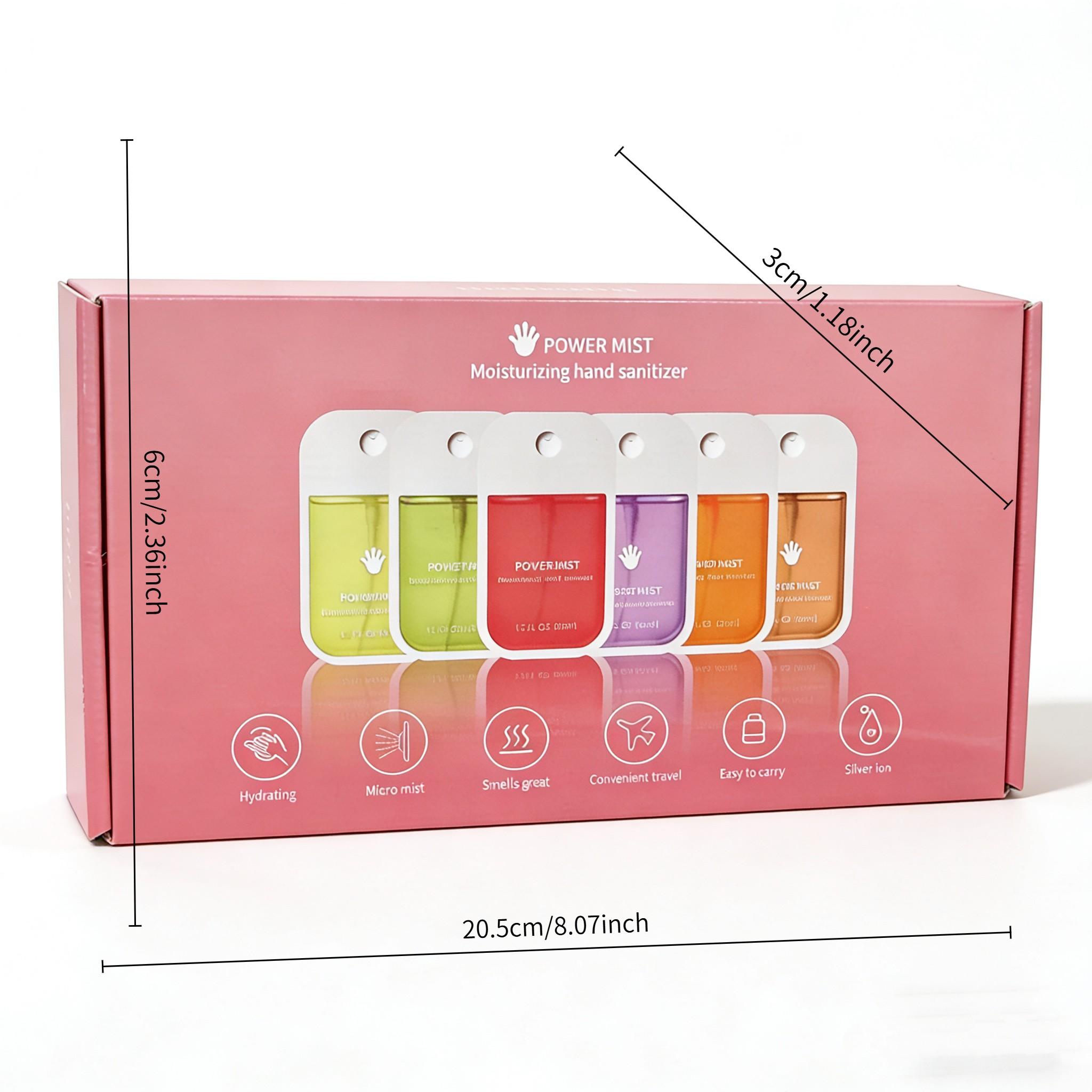 6pcs/box Alcohol-Free Hand Sanitizer, Moisturizing & Non-Sticky, Essential for Kids & Home, 6 Fragrances Daily Use