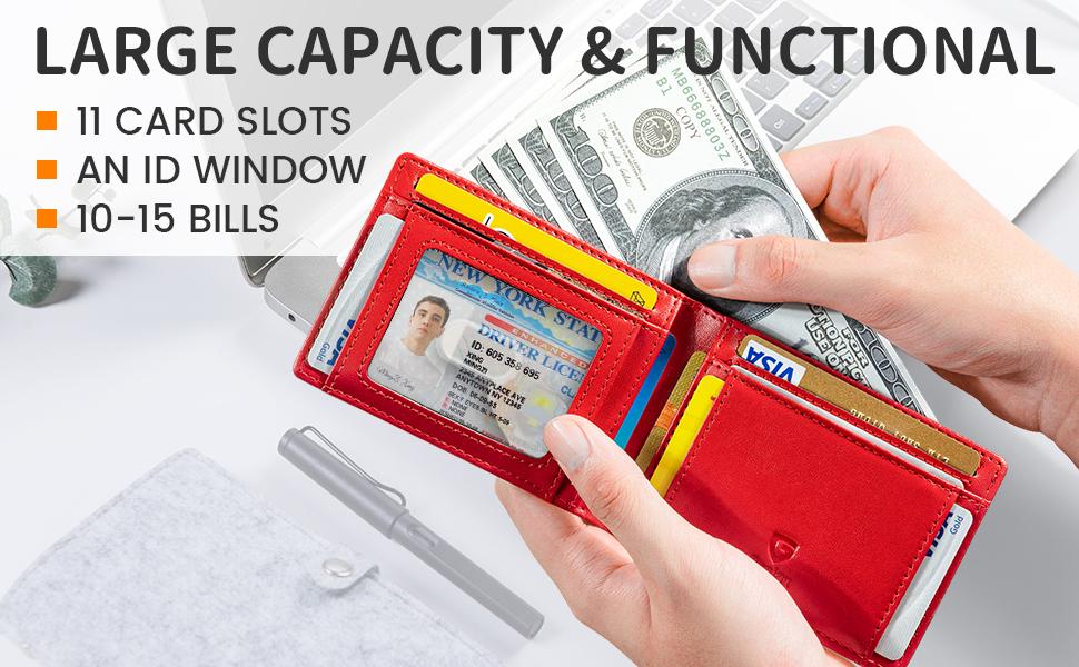 GSOIAX Mens Slim Wallet Rfid Blocking GSOIAX Mens Slim Wallet Rfid Blocking