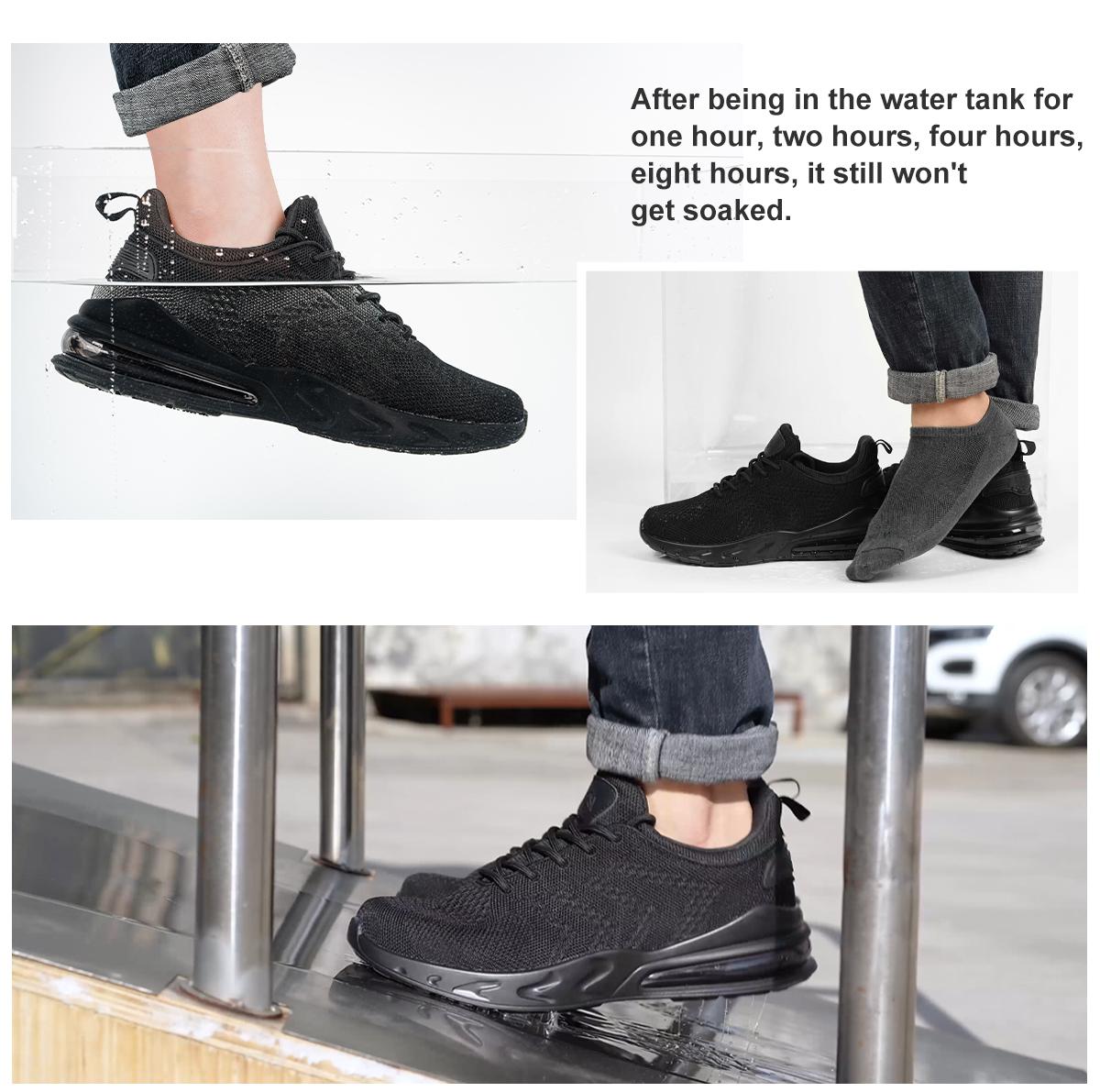 AirWalk Soldier Series Slip & Oil Resistant Chef Shoes | Waterproof & Breathable Mesh | Lightweight Safety Kitchen Work Non-Slip Shoes