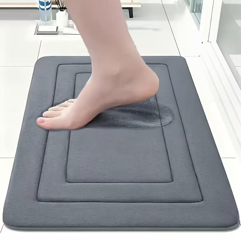 Memory Foam Bath Mat, Shower Rugs, Nonslip Shower Mat, Vintage Absorbent Non-Slip Rug, Absorbent Foot Mat, Waterproof Long Strip Floor Mat, Comfortable Standing Pad, Bath Mat For Tub Non Slip for Living Room, Bedroom, Bathroom, Kitchen, Office