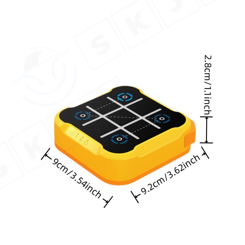 Portable Electronic Connect Four Game Machine, Educational Finger Toy, Family Entertainment, Friend Gathering, Home Education, Battery-Free