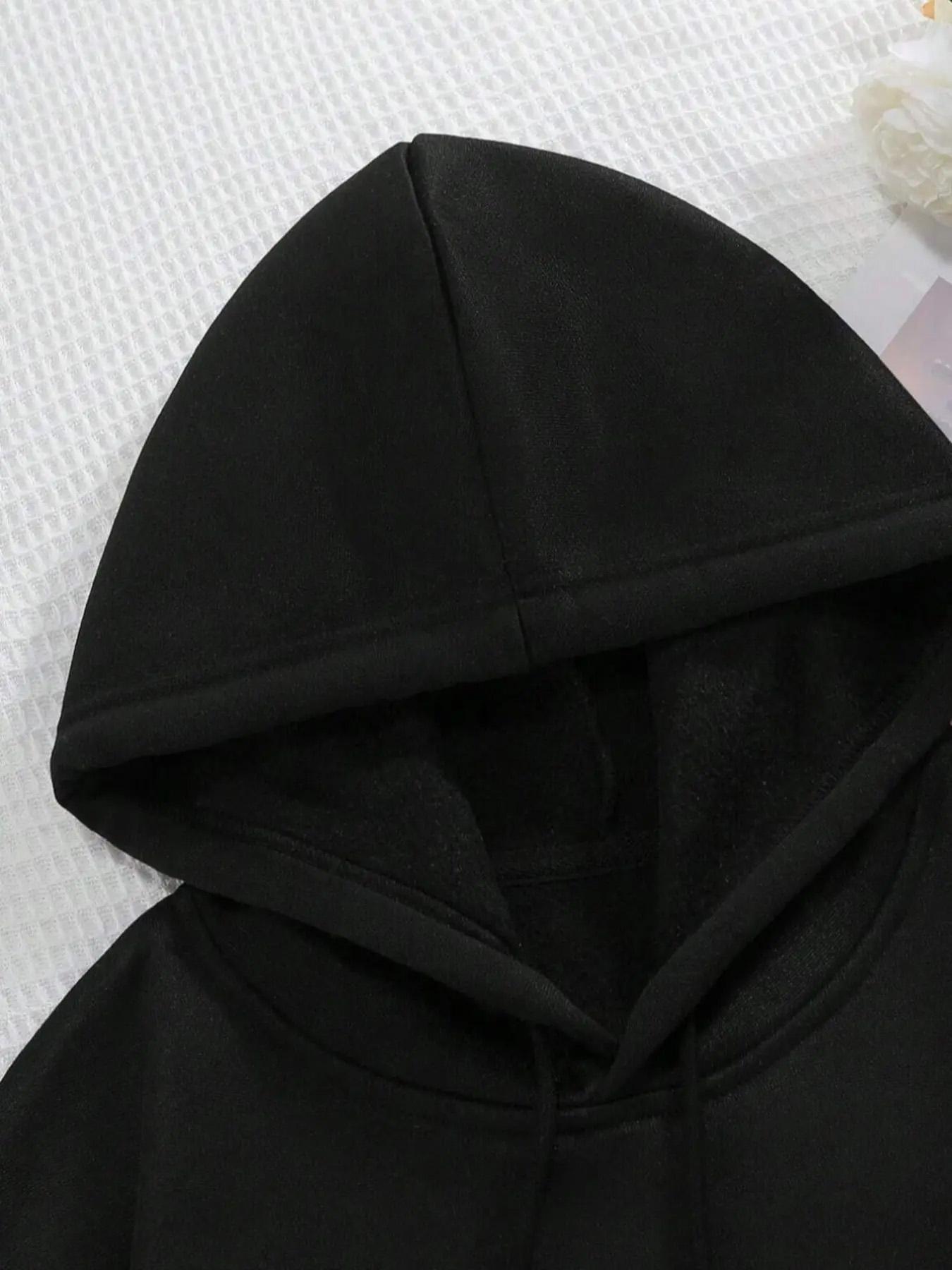 Men's Trendy Graffiti-Inspired Tracksuit Set: "SWD" Printed Hoodie & Sweatpants, Perfect for Streetwear Fans and Casual Urban Style