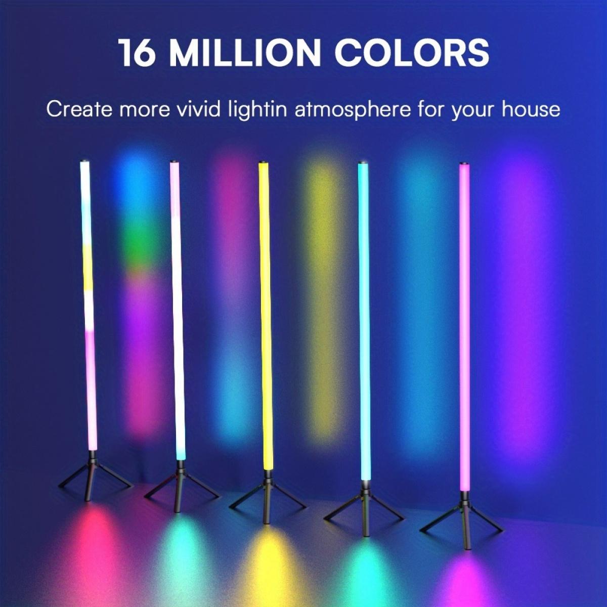 USB Powered LED Mood Floor Lamp with APP Control, Wireless Controller, Music Reactive Lighting Modes and Adjustable Brightness, Decorative Ambient Standing Light for Bedroom, Living Room, Game Room, Streaming Setup & Home DecorBring your room to life with USB Powered LED Mood Floor Lamp with APP Control, Wireless Controller, Music Reactive Lighting Modes and Adjustable Brightness, Decorative Ambient Standing Light for Bedroom, Living Room, Game Room, Streaming Setup & Home DecorBring your room to life with